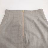 green label relaxing キチントボトムスサキソニーIラインスリムスカート 38 定価11990円 ロングスカート 25AW ベージュ レディース グリーンレーベルリラクシング【中古】6-0304T♪