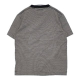 SLOANE 60番手双糸コットンシルケットテンジクボーダー SL9S-T851 半袖Ｔシャツ カットソー ホワイト ブラック レディース スローン【中古】6-0611S∞