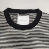 SLOANE 60番手双糸コットンシルケットテンジクボーダー SL9S-T851 半袖Ｔシャツ カットソー ホワイト ブラック レディース スローン【中古】6-0611S∞
