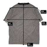 SLOANE 60番手双糸コットンシルケットテンジクボーダー SL9S-T851 半袖Ｔシャツ カットソー ホワイト ブラック レディース スローン【中古】6-0611S∞