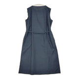miiThaaii 未使用 インド製 コットン fog linen work購入 ノースリーブ ワンピース ネイビー レディース ミーターイー【中古】6-0506S◎
