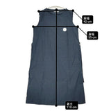 miiThaaii 未使用 インド製 コットン fog linen work購入 ノースリーブ ワンピース ネイビー レディース ミーターイー【中古】6-0506S◎