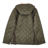 LAVENHAM/LIBERTY イギリス製 サイズ38 中綿 キルティングジャケット カーキ レディース ラベンハム/リバティ【中古】6-0820T∞