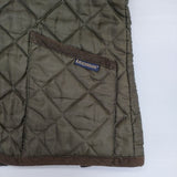 LAVENHAM/LIBERTY イギリス製 サイズ38 中綿 キルティングジャケット カーキ レディース ラベンハム/リバティ【中古】6-0820T∞