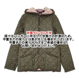 LAVENHAM/LIBERTY イギリス製 サイズ38 中綿 キルティングジャケット カーキ レディース ラベンハム/リバティ【中古】6-0820T∞