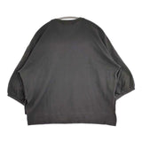 mizuiro-ind 七分袖 コットン Ｔシャツ カットソー チャコールグレー レディース ミズイロインド【中古】6-0618M∞