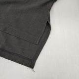 mizuiro-ind 七分袖 コットン Ｔシャツ カットソー チャコールグレー レディース ミズイロインド【中古】6-0618M∞