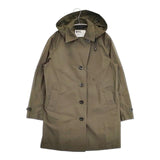 MHL. 595-5210502 PROOFED FINE CLOTH COAT ステンカラーコート カーキ レディース エムエイチエル【中古】6-0617M∞