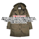 MHL. 595-5210502 PROOFED FINE CLOTH COAT ステンカラーコート カーキ レディース エムエイチエル【中古】6-0617M∞