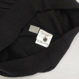 MARGARET HOWELL ウール バックボタン 578-263410 セーター ニット ブラック レディース マーガレットハウエル【中古】6-0820T∞