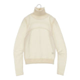 vanessabruno フランス製 ウール タートルネック セーター ニット アイボリー レディース ヴァネッサブリューノ【中古】6-0820T∞