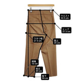 green label relaxing FM シャンブレー サテン パンツ センタープレススラックス パンツ ブラウン レディース グリーンレーベルリラクシング【中古】6-0618G∞