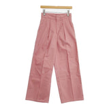 MACPHEE コットンリネン フロントタックパンツ 12-04-91-04044 パンツ ピンク レディース マカフィー【中古】6-0618G∞