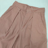 MACPHEE コットンリネン フロントタックパンツ 12-04-91-04044 パンツ ピンク レディース マカフィー【中古】6-0618G∞