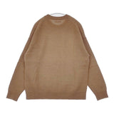 AURALEE BABY CAMEL KNIT P/O 定価35200円 A8AP01BR サイズ3 キャメル セーター ニット ブラウン メンズ オーラリー【中古】6-0817T∞