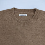 AURALEE BABY CAMEL KNIT P/O 定価35200円 A8AP01BR サイズ3 キャメル セーター ニット ブラウン メンズ オーラリー【中古】6-0817T∞