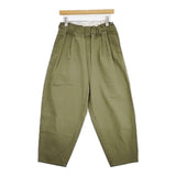 FIR MUM FR0602PF 定価24750円 コットン ウエストゴム XS 製品洗い パンツ カーキ レディース フィルマム【中古】6-0618G∞