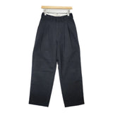 THE SHINZONE TOMBOY PANTS STRIPE 定価24200円 22SMSPA09 ストライプ スラックス パンツ ブラック レディース シンゾーン【中古】6-0817G∞