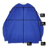 JOURNAL STANDARD relume ハミルトンウールVネックカーディガン定価12100円 カーディガン ブルー レディース ジャーナルスタンダードレリューム【中古】6-0817T∞