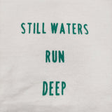 Purveyors×HALFTRACK PRODUCTS×MINILIFE STILL WATERS RUN DEEP サイズL 半袖Ｔシャツ カットソー オフホワイト メンズ【中古】6-0501S♪