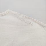 Purveyors×HALFTRACK PRODUCTS×MINILIFE STILL WATERS RUN DEEP サイズL 半袖Ｔシャツ カットソー オフホワイト メンズ【中古】6-0501S♪