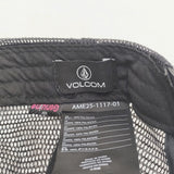 VOLCOM tagurit hat AME25-1117-01 メッシュ ロゴ 帽子 キャップ ブラック レディース ボルコム【中古】6-0306G◎