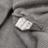 crepuscule Moss Stitch Cardigan コットン 鹿の子 1801-002W モスステッチ カーディガン グレー レディース クレプスキュール【中古】6-0414M♪