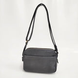 genten レザー 革 ショルダーバッグ ブラック レディース ゲンテン【中古】6-0509G∞