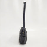genten レザー 革 ショルダーバッグ ブラック レディース ゲンテン【中古】6-0509G∞