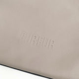 furfur バイカラー トートバッグ グレージュ ブラック レディース ファーファー【中古】6-0509G∞