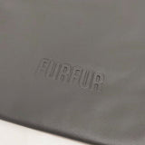 furfur バイカラー トートバッグ グレージュ ブラック レディース ファーファー【中古】6-0509G∞