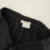 PLEATS PLEASE ISSEY MIYAKE イッセイミヤケ ワイドパンツ イージーパンツ 日本製 サイズ2 パンツ ブラック レディース プリーツプリーズ【中古】6-0525G△