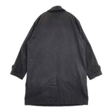 MHL. ダウンライナー付き 596-8210502 COTTON NYLON CANVAS ステンカラーコート ブラック メンズ エムエイチエル【中古】6-0523A∞