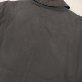 MHL. ダウンライナー付き 596-8210502 COTTON NYLON CANVAS ステンカラーコート ブラック メンズ エムエイチエル【中古】6-0523A∞