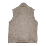 YAECA ウールフリースベスト 定価39600円 14452 サイズS NATURAL.L.GRAY ベスト ライトグレー レディース ヤエカ【中古】6-0304T♪