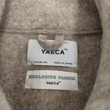 YAECA ウールフリースベスト 定価39600円 14452 サイズS NATURAL.L.GRAY ベスト ライトグレー レディース ヤエカ【中古】6-0304T♪