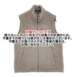 YAECA ウールフリースベスト 定価39600円 14452 サイズS NATURAL.L.GRAY ベスト ライトグレー レディース ヤエカ【中古】6-0304T♪