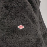 Danton ハイパイル ジップスタンドカラーベスト DT-A0177 ボア フリース ベスト チャコールグレー レディース ダントン【中古】6-0817T∞