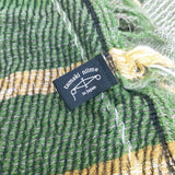 tamaki niime roots shawl BIG ルーツショール ウールコットン ストール カーキ グリーン オウド色 レディース 玉木新雌/タマキニイメ【中古】6-0921T◎