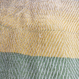 tamaki niime roots shawl BIG ルーツショール ウールコットン ストール カーキ グリーン オウド色 レディース 玉木新雌/タマキニイメ【中古】6-0921T◎