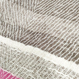 tamaki niime roots shawl BIG ルーツショール ウールコットン ストール ピンク ベージュ レディース 玉木新雌/タマキニイメ【中古】6-0921T◎