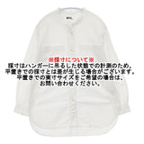 MHL. 595-0152544 MHL SHOP限定 COTTON LINEN OXFORD スタンドカラー サイズ2 長袖シャツ オフホワイト レディース エムエイチエル【中古】6-0511M△