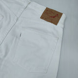 or Slow ホワイトデニム ストレート Lot107 EU XS JPN S 1 US XS デニムパンツ ホワイト レディース オアスロウ【中古】6-0618G∞