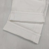 or Slow ホワイトデニム ストレート Lot107 EU XS JPN S 1 US XS デニムパンツ ホワイト レディース オアスロウ【中古】6-0618G∞