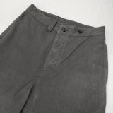 MHL. UNEVEN COTTTON CANVAS バイオ加工 製品染め 定価27500円 595-2243501 パンツ 22AW グレー レディース エムエイチエル【中古】6-0618G∞