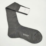 MARGARET HOWELL 新品 定価6050円 イギリス製 ウールナイロン サイズF 578-4279001 ソックス 靴下 グレー レディース マーガレットハウエル【中古】6-0530G∞