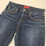 RED CARD Anniversary ストレッチデニムパンツ 加工デニム 26403 デニムパンツ ブルー レディース レッドカード【中古】6-0618G∞