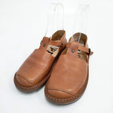 trippen walker Tストラップ レザー 革 シューズ・靴 ブラウン レディース トリッペン【中古】6-0420G◎