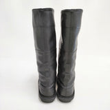 trippen ロングブーツ サイズ36 レザー 革 ブーツ ブラック レディース トリッペン【中古】6-0808T◎