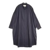 ZUCCa バンドカラー ZU21FP034 コットンアセテート シャツワンピース チュニック ネイビー レディース ズッカ【中古】6-0621M∞